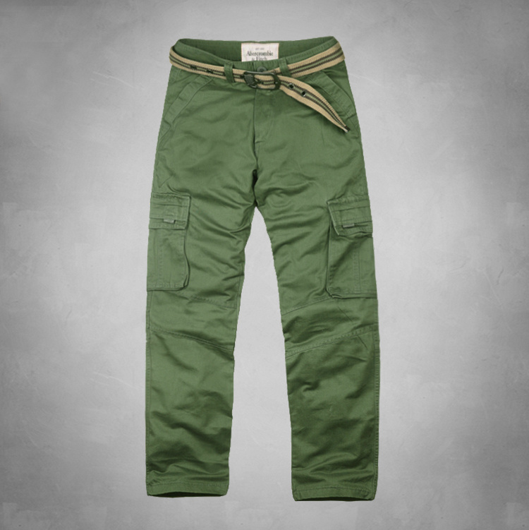 Abercrombie Fitch Hombres Chinos Pantalones Con Cinturón AF7434